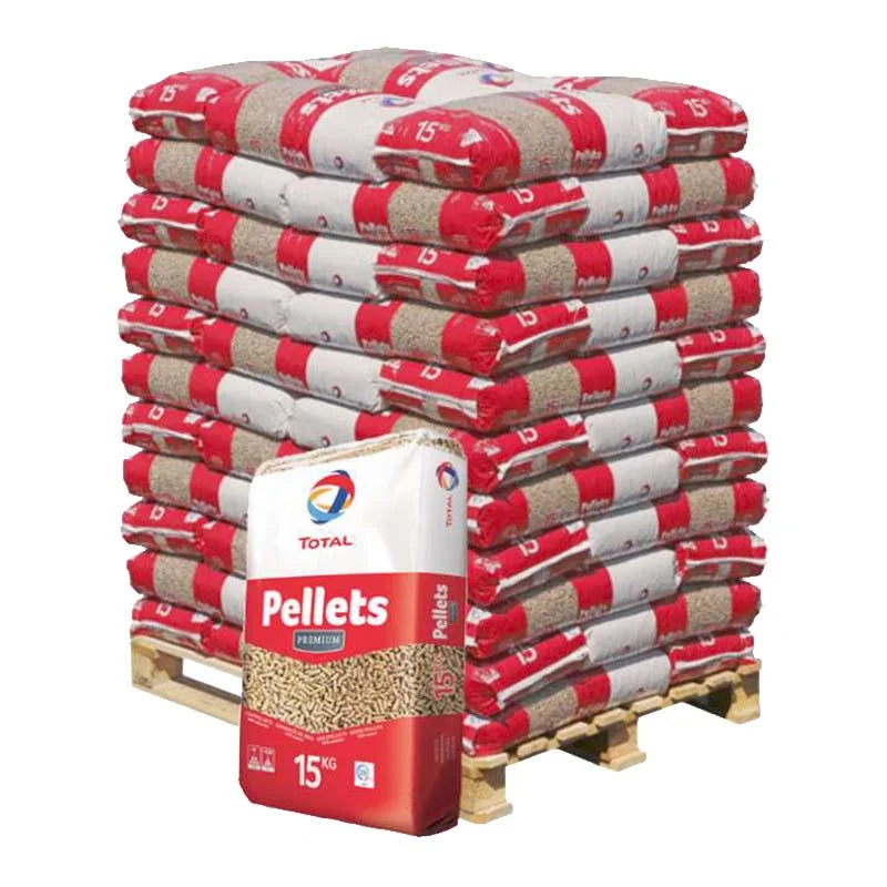 Pellets de madera TotalEnergies Premium (DINplus/ENplus A1) – palet 990kg