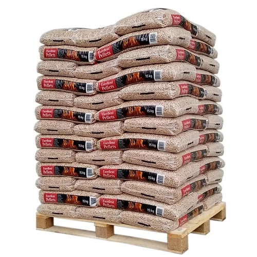Pellets de Madera Franceses Natural Energy – Palet 1050kg (70 sacos)